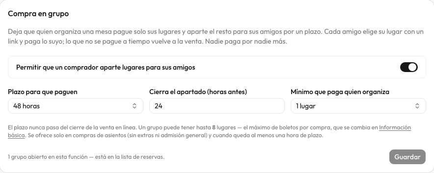 Compra en grupo en Localidades
